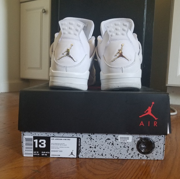 Jordan Retro 4 'Pure Money' 2017 - Picture 2 of 4